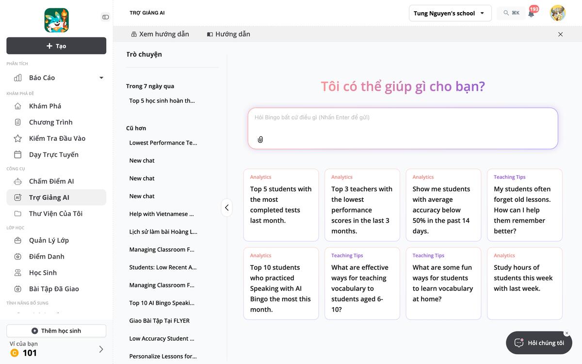 Trợ giảng AI trên máy tính