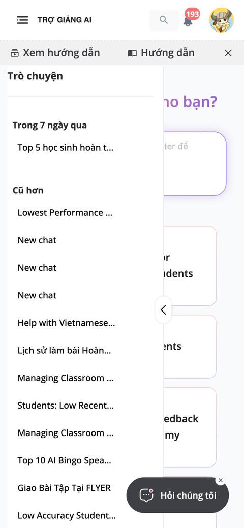 Trợ giảng AI trên điện thoại
