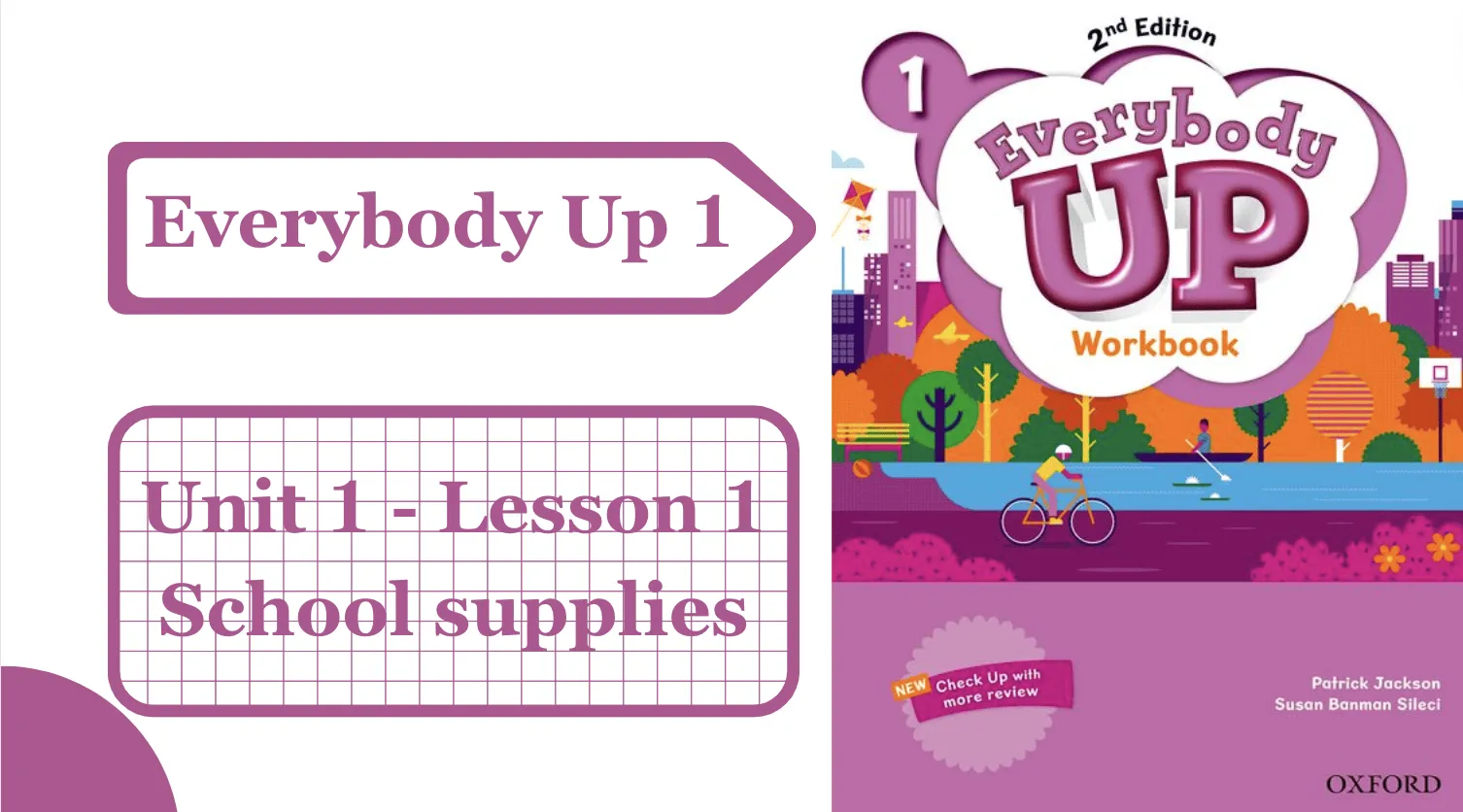 EU1 - Unit 1 - Lesson 1: School supplies