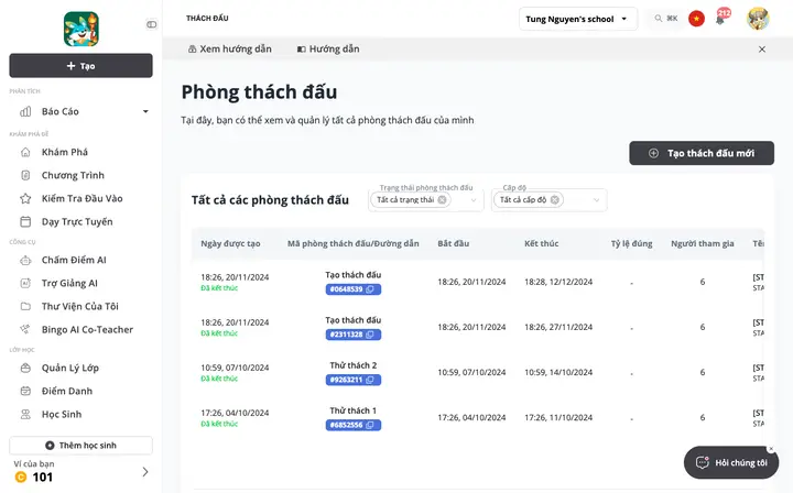 Phòng thách đấu