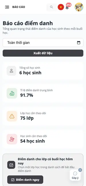 Báo cáo điểm danh