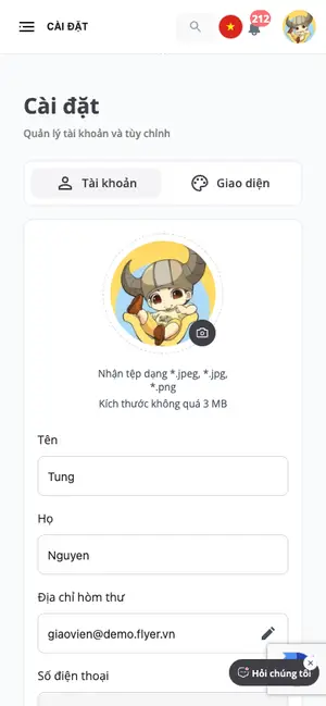 Cài đặt
